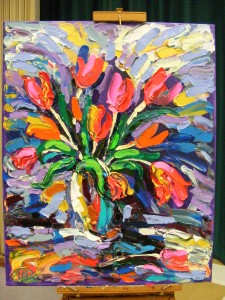 Tas Severis Tulip Painting